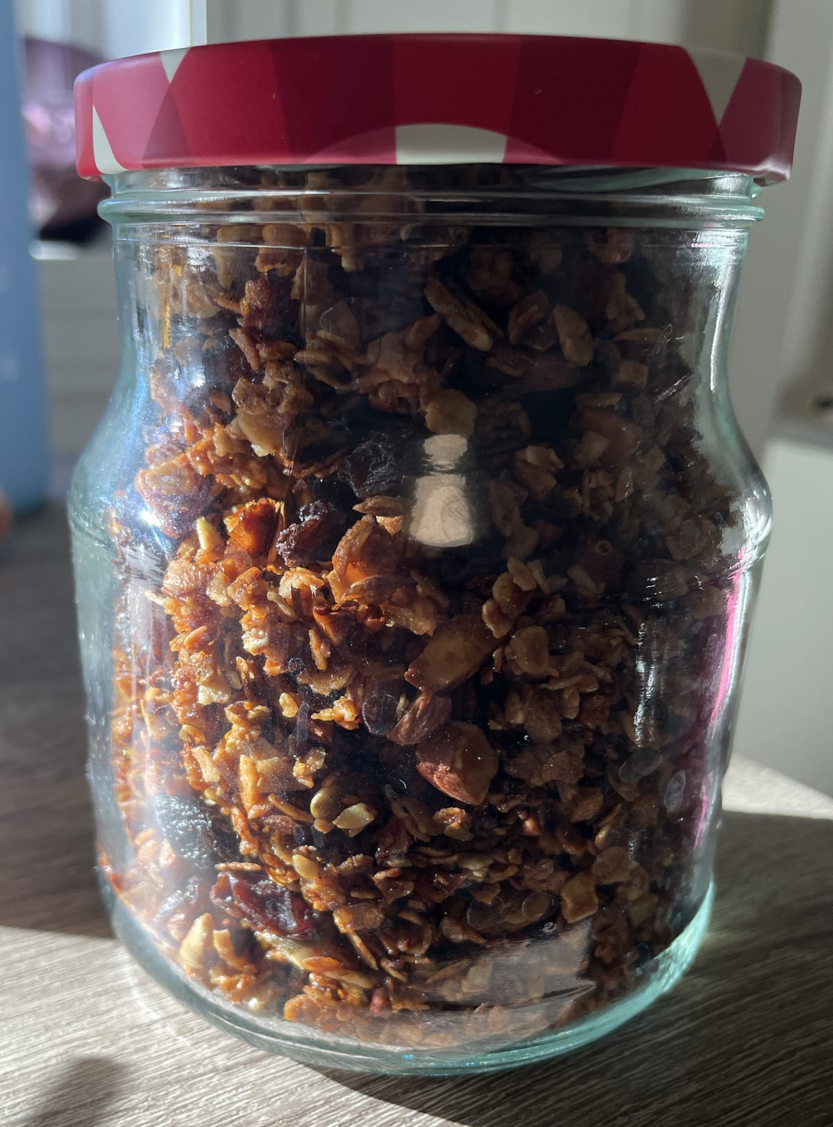 Selbstgemachtes frühstücks Granola
