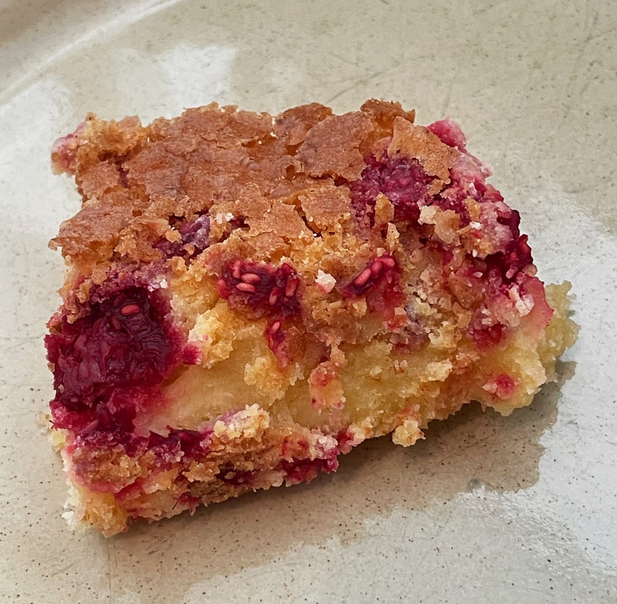 Himbeer-Blondies (glutenfrei)